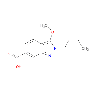 2-Butyl-3-methoxy-2H-indazole-6-carboxylic acid