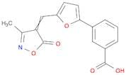3-{5-[(E)-(3-METHYL-5-OXOISOXAZOL-4(5H)-YLIDENE)METHYL]-2-FURYL}BENZOIC ACID