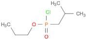 Phosphonochloridic acid, (2-methylpropyl)-, propyl ester