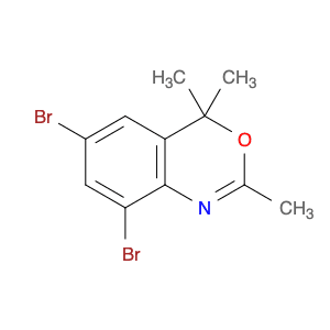 4H-3,1-Benzoxazine, 6,8-dibromo-2,4,4-trimethyl-