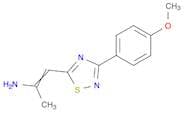 1-Propen-2-amine, 1-[3-(4-methoxyphenyl)-1,2,4-thiadiazol-5-yl]-