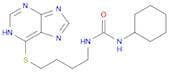 Urea, N-cyclohexyl-N'-[4-(1H-purin-6-ylthio)butyl]-