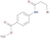 Benzoic acid, 4-[(3-bromo-1-oxopropyl)amino]-, methyl ester