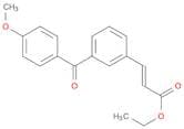 2-Propenoic acid, 3-[3-(4-methoxybenzoyl)phenyl]-, ethyl ester, (E)-