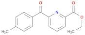 2-Pyridinecarboxylic acid, 6-(4-methylbenzoyl)-, ethyl ester