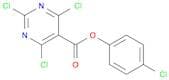 4-Chlorophenyl 2,4,6-trichloropyrimidine-5-carboxylate