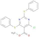 Methyl 4-chloro-2,6-bis(phenylthio)pyrimidine-5-carboxylate
