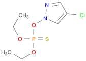 1H-Pyrazole, 4-chloro-1-[(diethoxyphosphinothioyl)oxy]-