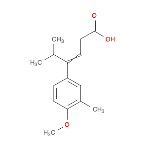 3-Hexenoic acid, 4-(4-methoxy-3-methylphenyl)-5-methyl-