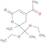 2H-Pyran-2-one, 4-acetyl-6-(1,1-diethoxyethyl)-5,6-dihydro-6-methyl-