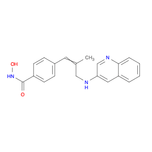 Benzamide, N-hydroxy-4-[2-methyl-3-(3-quinolinylamino)-1-propenyl]-