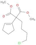 Propanedioic acid, (4-chlorobutyl)-2-cyclopenten-1-yl-, dimethyl ester