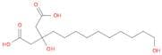 Pentanedioic acid, 3-hydroxy-3-(10-hydroxydecyl)-