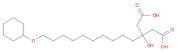 Pentanedioic acid, 3-[10-(cyclohexyloxy)decyl]-3-hydroxy-
