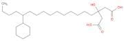 Pentanedioic acid, 3-(11-cyclohexylpentadecyl)-3-hydroxy-