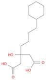 Pentanedioic acid, 3-(4-cyclohexylbutyl)-3-hydroxy-