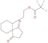 Acetic acid, trifluoro-, 2-(1,4-dioxospiro[4.5]dec-6-yl)ethyl ester