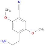 4-(2-aminoethyl)-2,5-dimethoxybenzonitrile