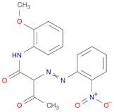 Butanamide, N-(2-methoxyphenyl)-2-[(2-nitrophenyl)azo]-3-oxo-