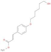 2-Propenoic acid, 3-[4-[(6-hydroxyhexyl)oxy]phenyl]-, methyl ester