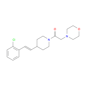 Piperidine, 4-[(1E)-2-(2-chlorophenyl)ethenyl]-1-(4-morpholinylacetyl)-