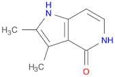 4H-Pyrrolo[3,2-c]pyridin-4-one, 1,5-dihydro-2,3-dimethyl-