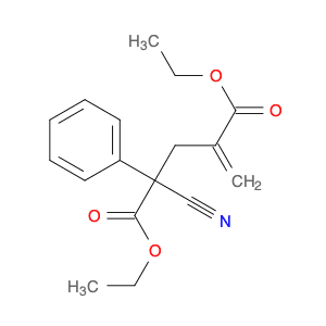 Pentanedioic acid, 2-cyano-4-methylene-2-phenyl-, diethyl ester