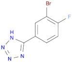 5-(3-Bromo-4-fluorophenyl)-2H-tetrazole