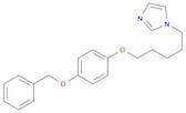1H-Imidazole, 1-[5-[4-(phenylmethoxy)phenoxy]pentyl]-