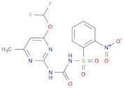 N-(((4-(DIFLUOROMETHOXY)-6-METHYL-PYRIMIDIN-2-YL)AMINO)CARBONYL)-2-NITROBENZENESULFONAMIDE