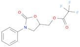Acetic acid, trifluoro-, (2-oxo-3-phenyl-5-oxazolidinyl)methyl ester