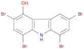 9H-Carbazol-4-ol, 1,3,6,8-tetrabromo-