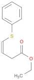 3-Butenoic acid, 4-(phenylthio)-, ethyl ester, (Z)-
