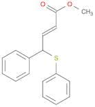 2-Butenoic acid, 4-phenyl-4-(phenylthio)-, methyl ester, (E)-
