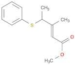 2-Pentenoic acid, 3-methyl-4-(phenylthio)-, methyl ester, (E)-