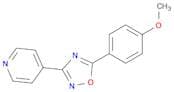 methyl 4-[3-(4-pyridinyl)-1,2,4-oxadiazol-5-yl]phenyl ether