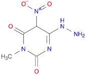 6-hydrazinyl-3-methyl-5-nitropyrimidine-2,4(3h,5h)-dione
