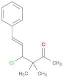 5-Hexen-2-one, 4-chloro-3,3-dimethyl-6-phenyl-, (E)-