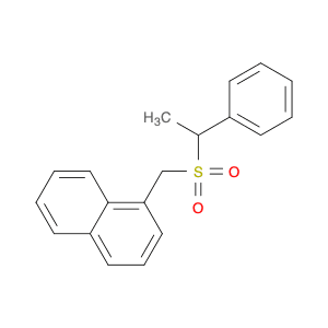 Naphthalene, 1-[[(1-phenylethyl)sulfonyl]methyl]-