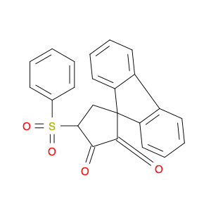 Spiro[cyclopentane-1,9'-[9H]fluorene]-2,3-dione, 4-(phenylsulfonyl)-