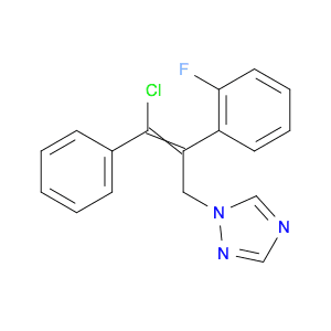 1H-1,2,4-Triazole, 1-[3-chloro-2-(2-fluorophenyl)-3-phenyl-2-propenyl]-