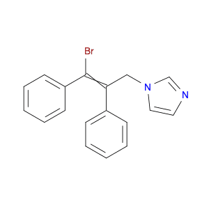 1H-Imidazole, 1-(3-bromo-2,3-diphenyl-2-propenyl)-