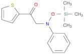 Ethanone, 2-[phenyl[(trimethylsilyl)oxy]amino]-1-(2-thienyl)-