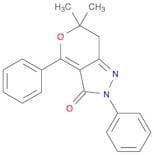 Pyrano[4,3-c]pyrazol-3(2H)-one, 6,7-dihydro-6,6-dimethyl-2,4-diphenyl-