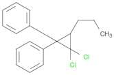 Benzene, 1,1'-(2,2-dichloro-3-propylcyclopropylidene)bis-