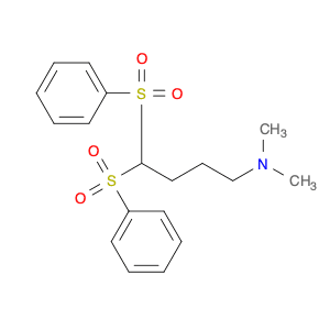 1-Butanamine, N,N-dimethyl-4,4-bis(phenylsulfonyl)-