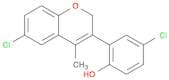 Phenol, 4-chloro-2-(6-chloro-4-methyl-2H-1-benzopyran-3-yl)-
