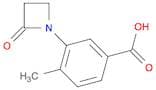 Benzoic acid, 4-methyl-3-(2-oxo-1-azetidinyl)-
