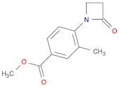 Benzoic acid, 3-methyl-4-(2-oxo-1-azetidinyl)-, methyl ester