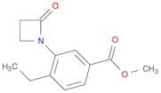 Benzoic acid, 4-ethyl-3-(2-oxo-1-azetidinyl)-, methyl ester